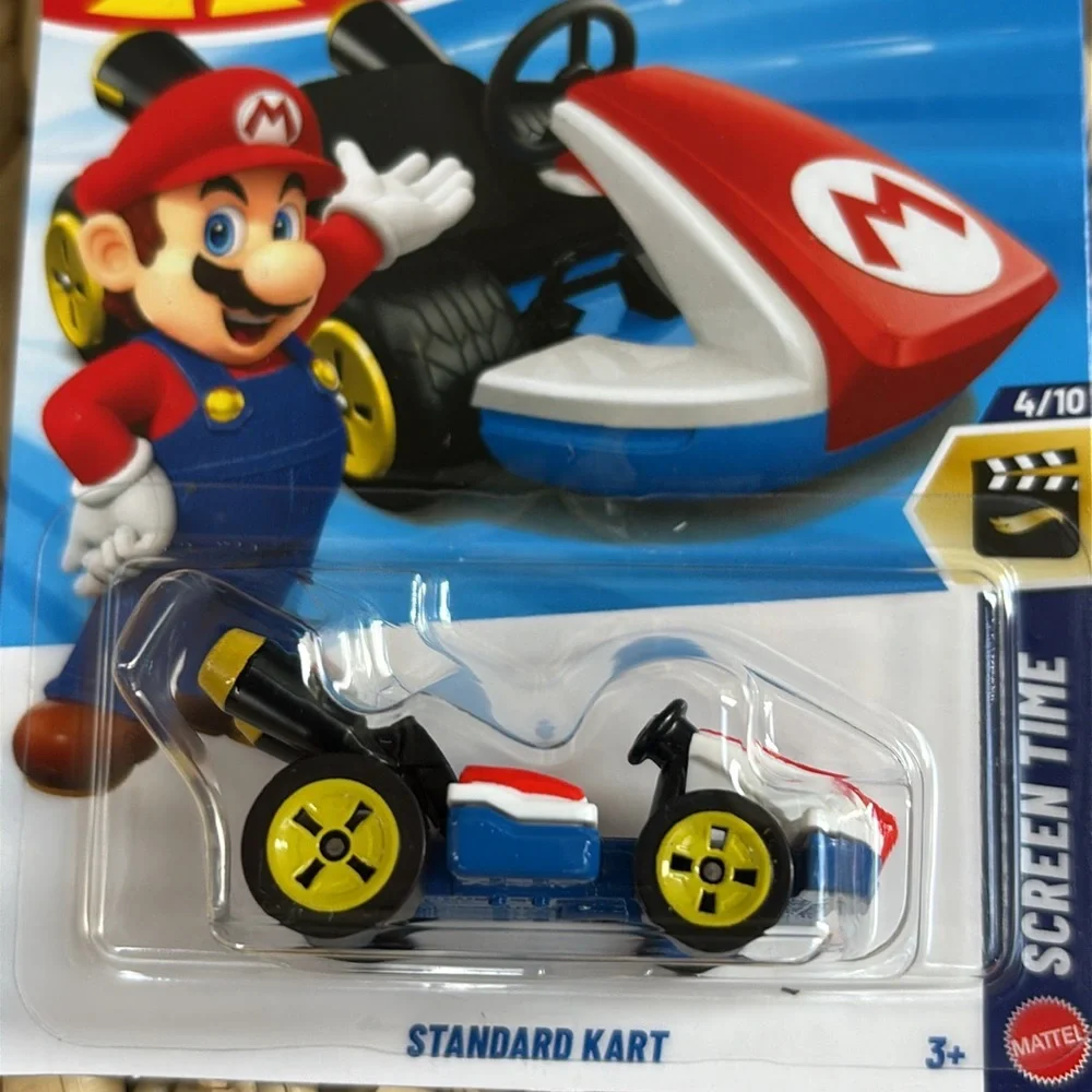 Hot Wheels Mario Standard Kart Red Blue White Hotwheels MarioKart Toy Car 2026 🆕
